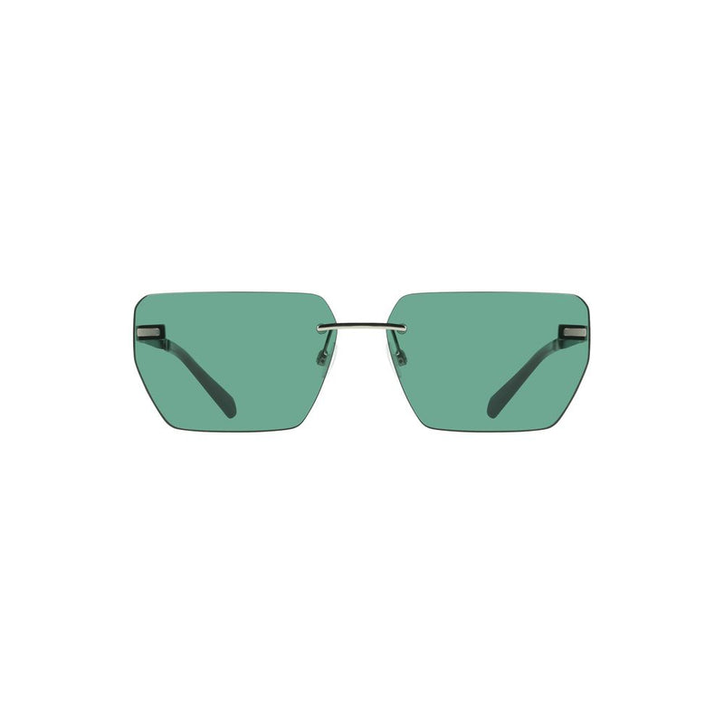 Green Metal Men Sunglass