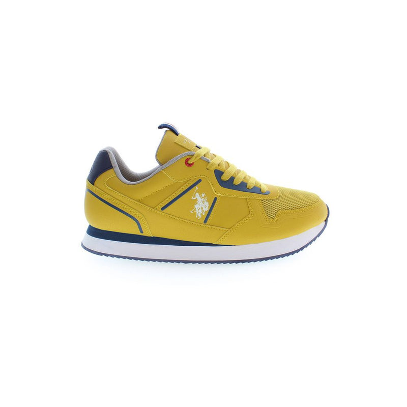 Yellow Polyester Sneaker
