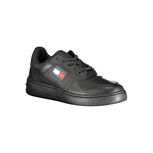 Sort polyester-sneaker