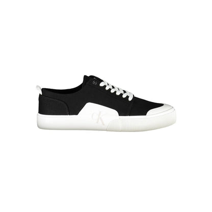 Black Cotton Sneaker