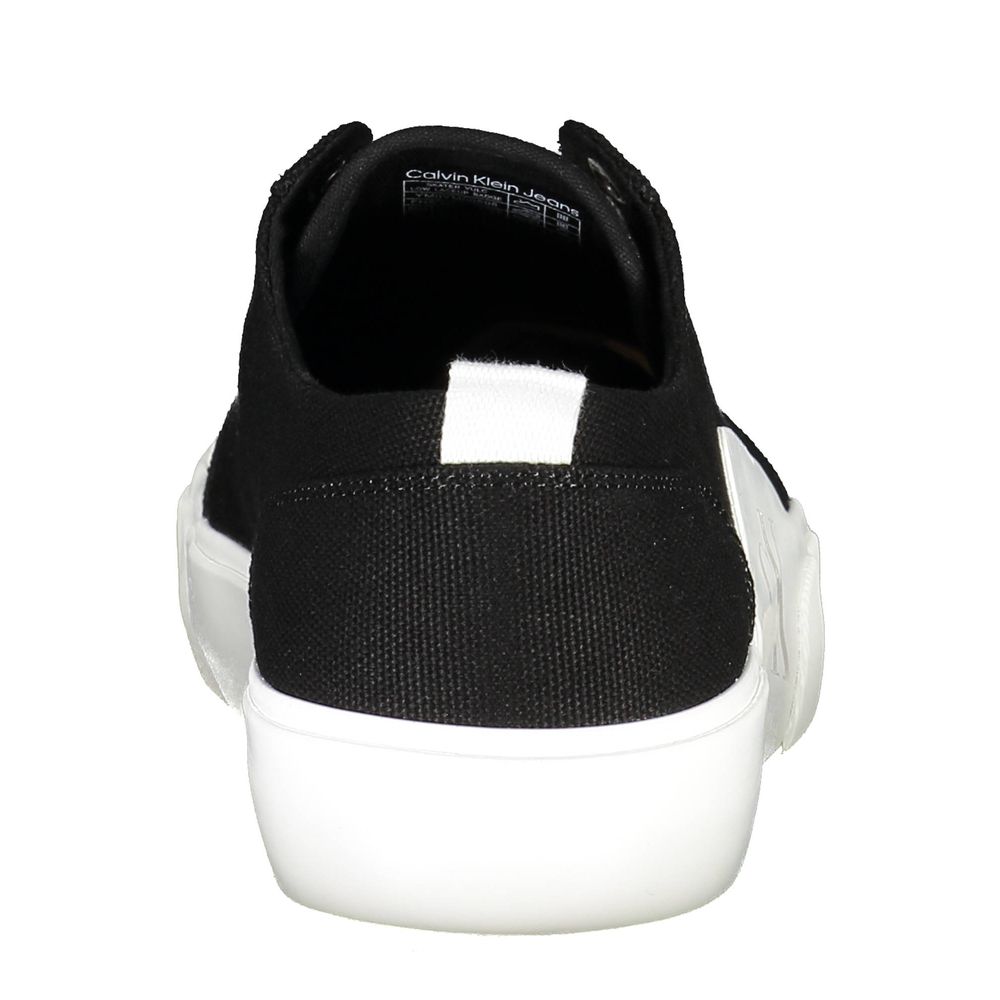 Black Cotton Sneaker