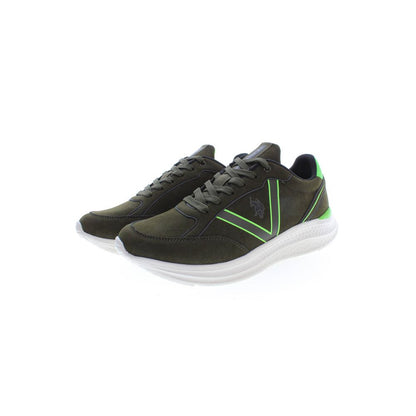 Grøn polyester herresneaker