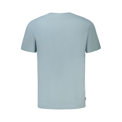 Lyseblå økologisk bomuld herre T-shirt