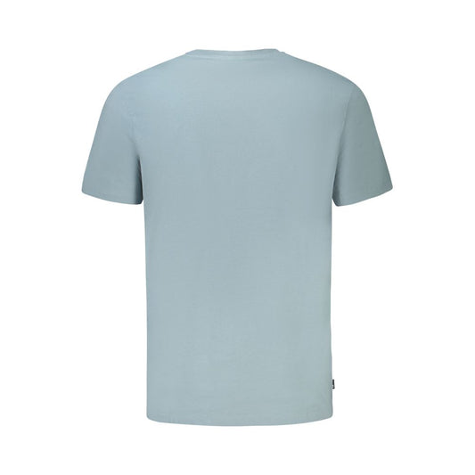 Lyseblå økologisk bomuld herre T-shirt