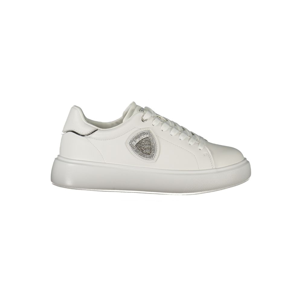 Hvide lædersneakers til kvinder