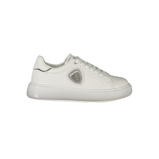Hvide lædersneakers til kvinder