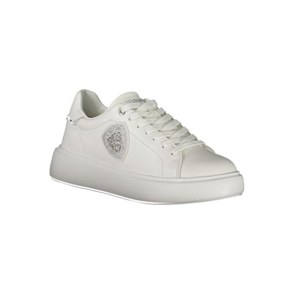 Hvide lædersneakers til kvinder