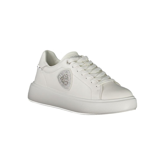 Hvide lædersneakers til kvinder