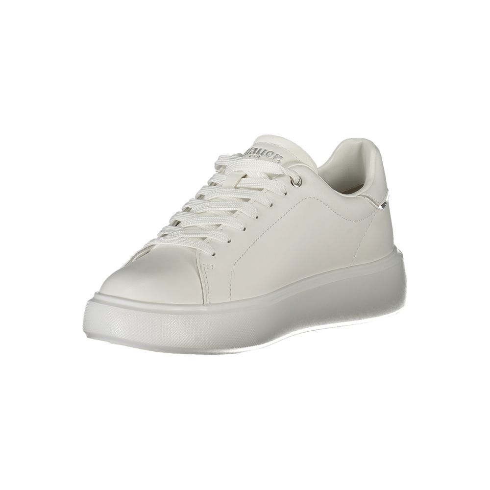 Hvide lædersneakers til kvinder