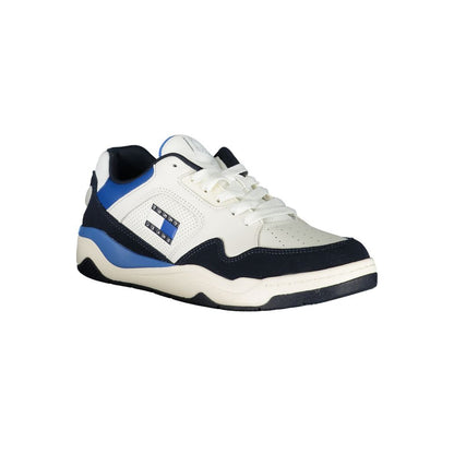 Blå polyester-sneaker