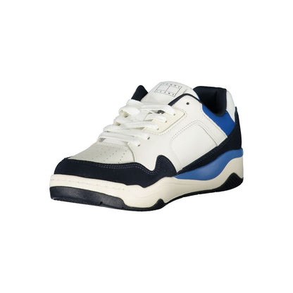 Blå polyester-sneaker