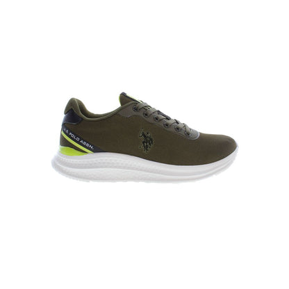 Green Polyester Sneaker