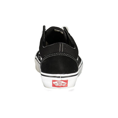Black Polyester Sneaker