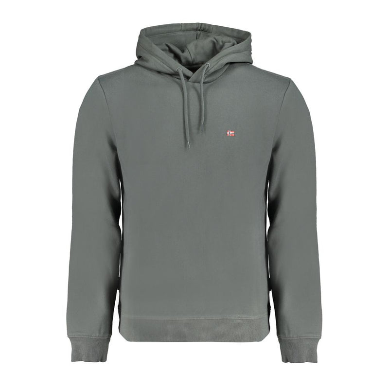 Green Cotton Men Sweater