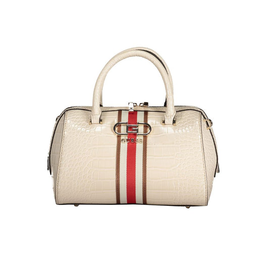 Beige polyethylen håndtaske