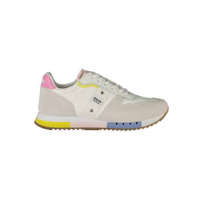 Hvide lædersneakers til kvinder