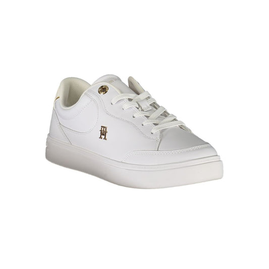 Hvide lædersneakers til kvinder