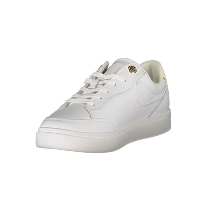 Hvide lædersneakers til kvinder