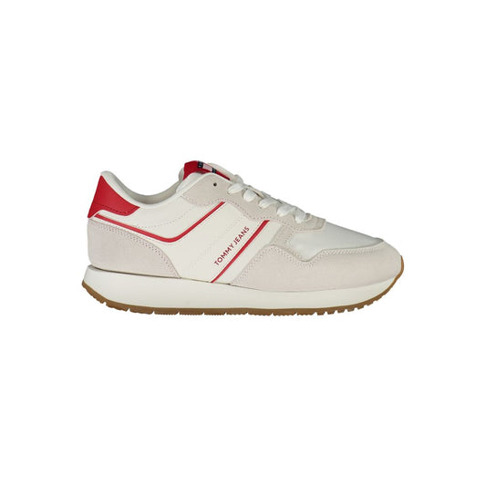 Røde lædersneakers til kvinder