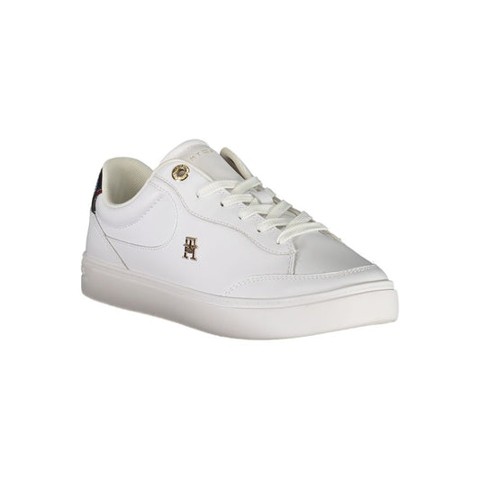 Hvide lædersneakers til kvinder