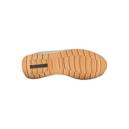 White Polyester Sneaker