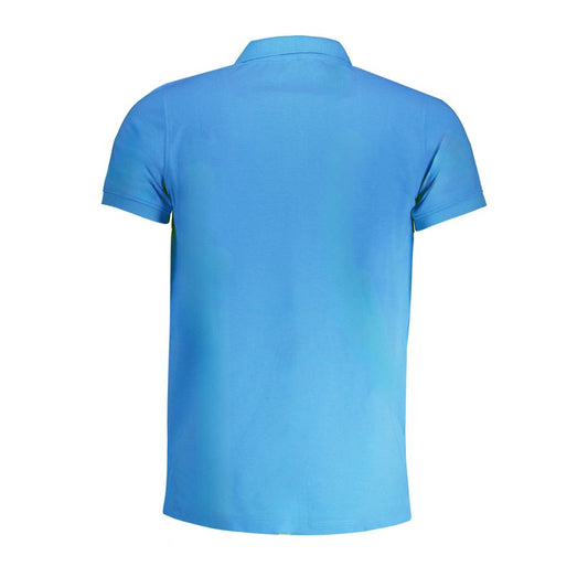 Blå bomuldspoloshirt