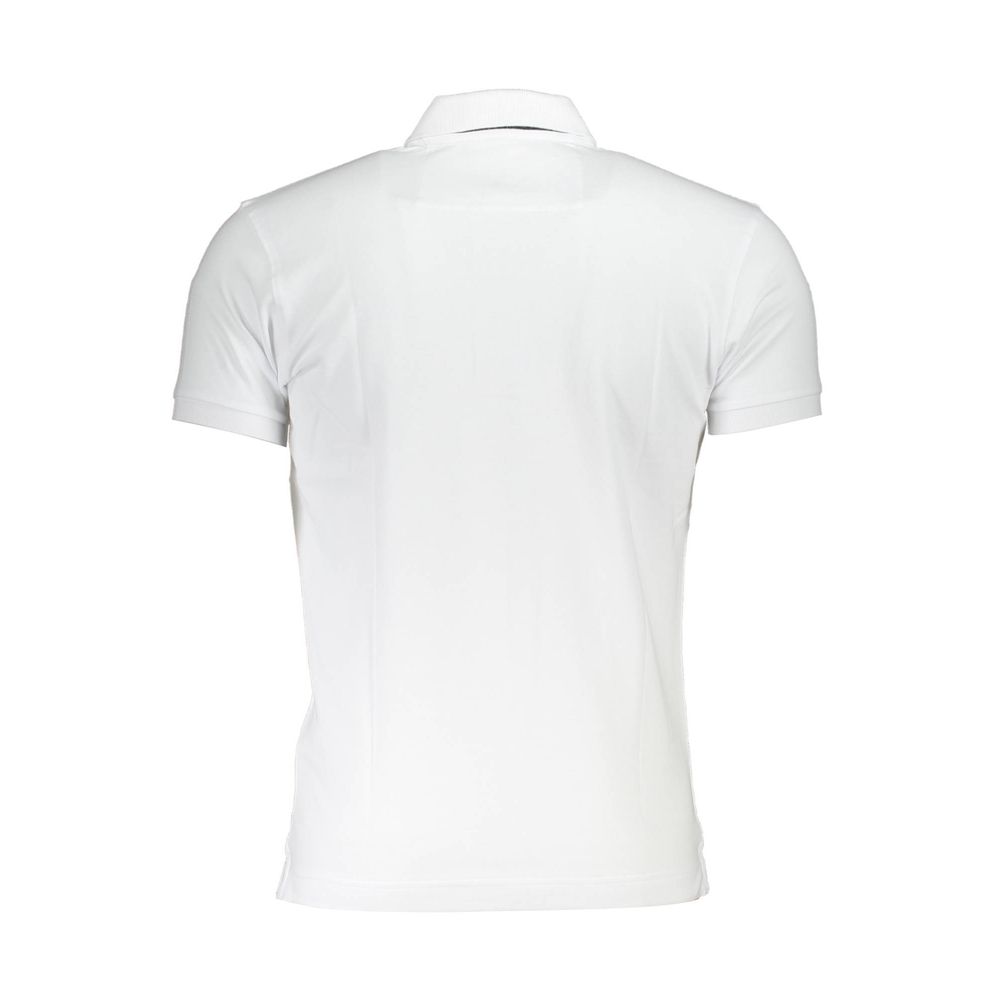 Sofistikeret slim fit polo med kontrastdetaljer