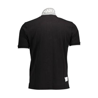 Elegant poloshirt med kontrastdetaljer