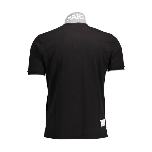 Elegant poloshirt med kontrastdetaljer