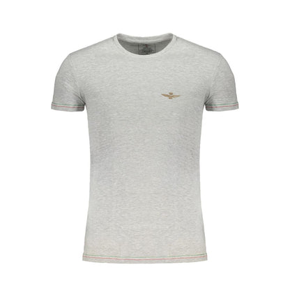 Brown Cotton Men T-Shirt