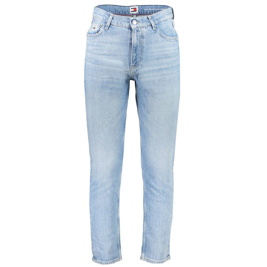 Lyseblå bomulds herrejeans
