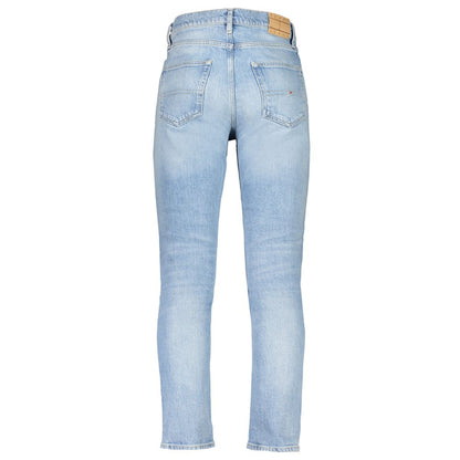 Lyseblå bomulds herrejeans