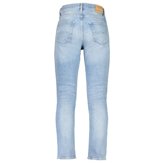 Lyseblå bomulds herrejeans