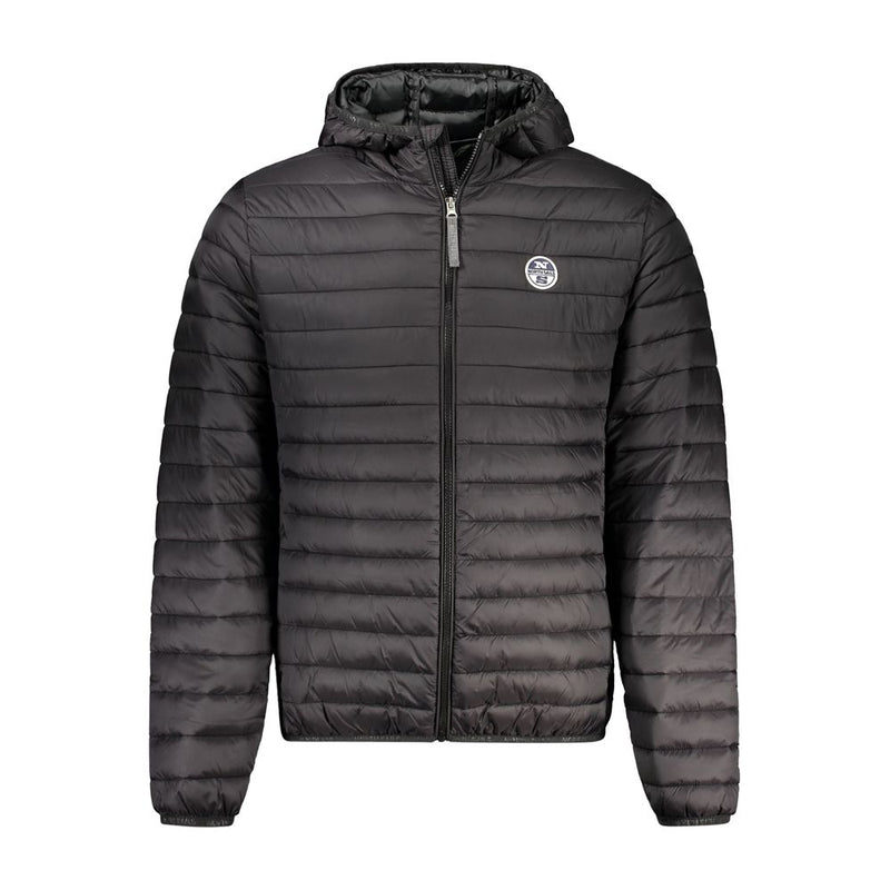 Black Polyamide Men's Jacket