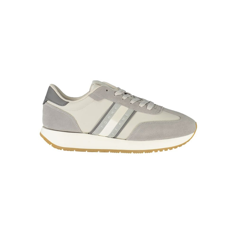 Gray Polyester Sneaker