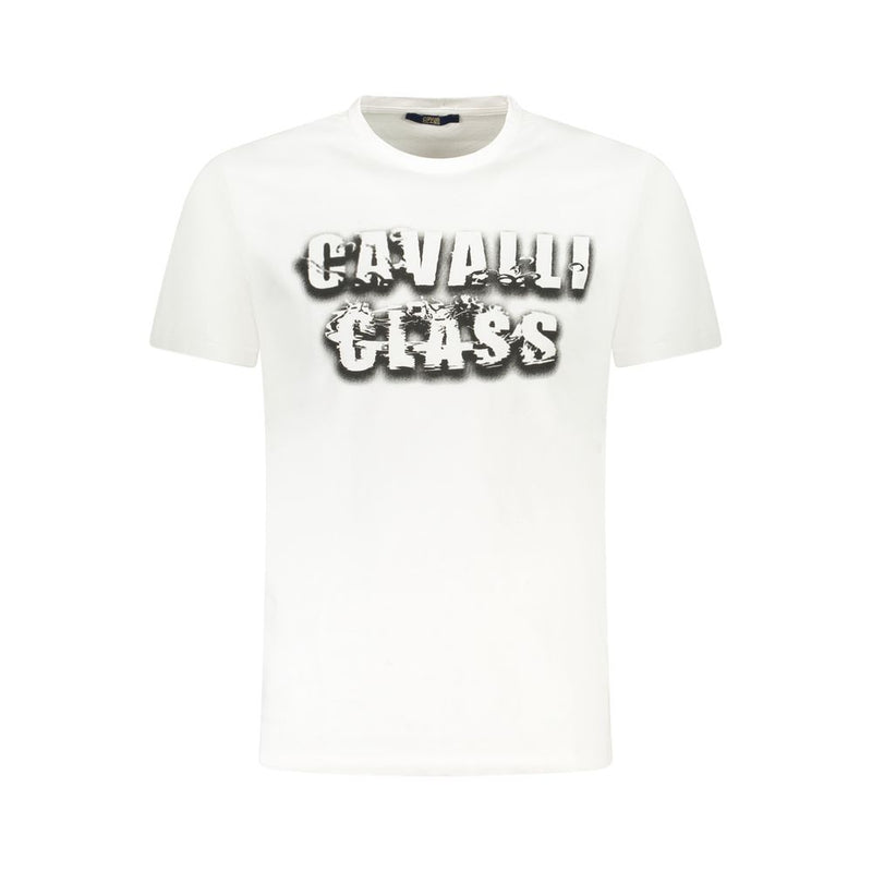 White Cotton Men T-Shirt