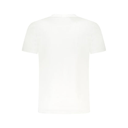 White Cotton Men T-Shirt