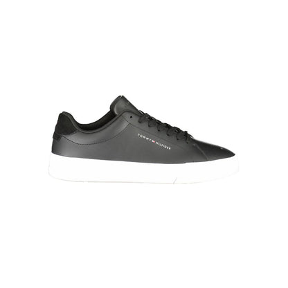 Black Polyester Sneaker