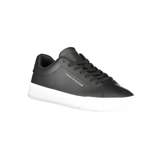 Black Polyester Sneaker