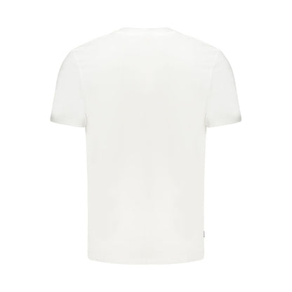 White Cotton Men T-Shirt