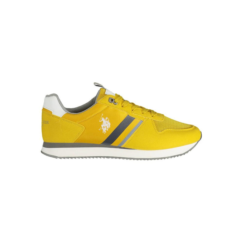 Yellow Polyester Sneaker