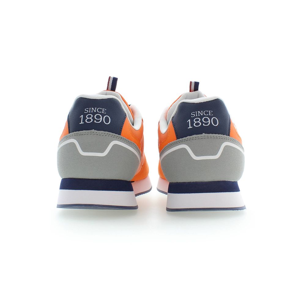Orange Polyester Sneaker