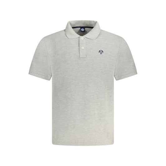 Brun bomuldspoloshirt til mænd
