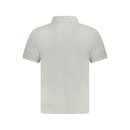 Brun bomuldspoloshirt til mænd