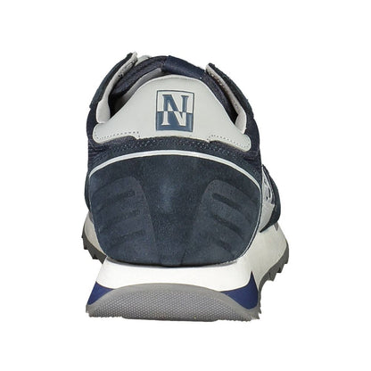 Blue Polyester Sneaker