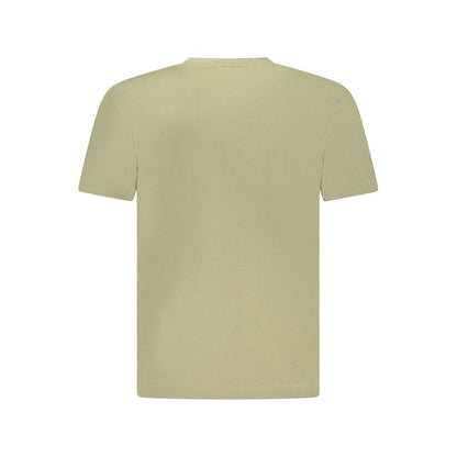Green Cotton Men TShirt