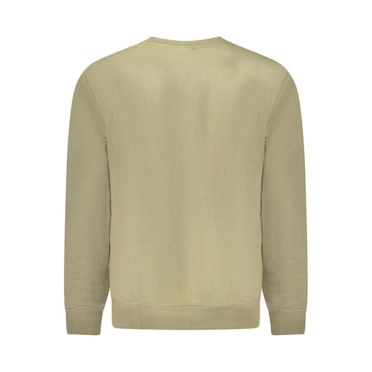 Green Cotton Men Sweater