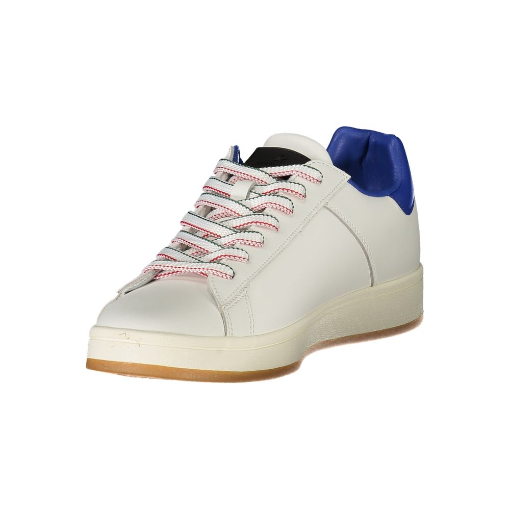 White Polyester Sneaker