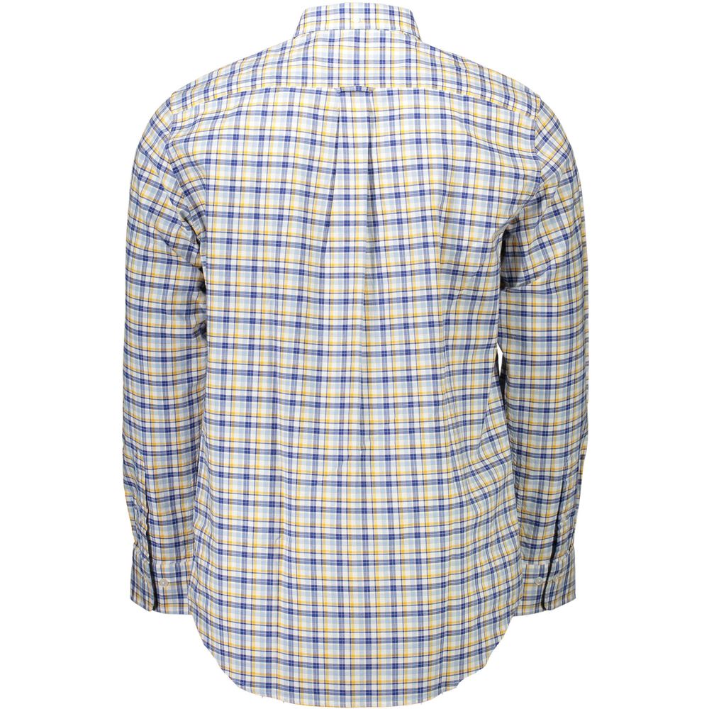 Yellow Cotton Mens Shirt