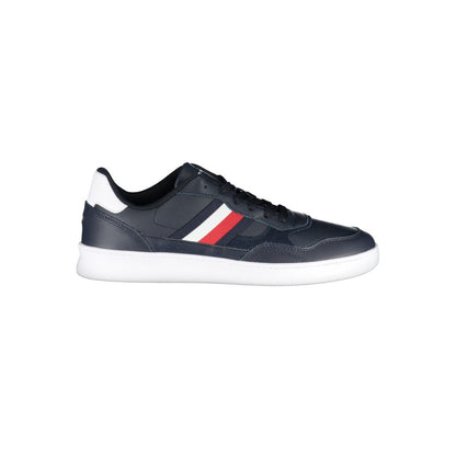 Blå polyester-sneaker